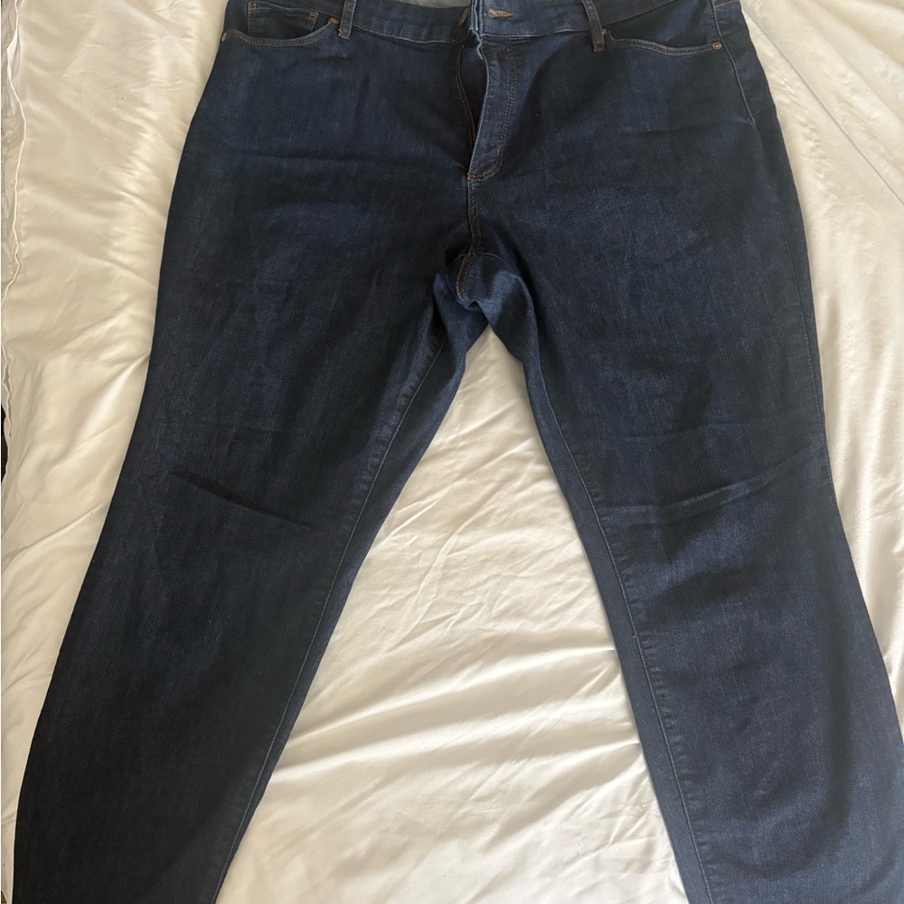 LOFT Plus Blue Skinny Jeans